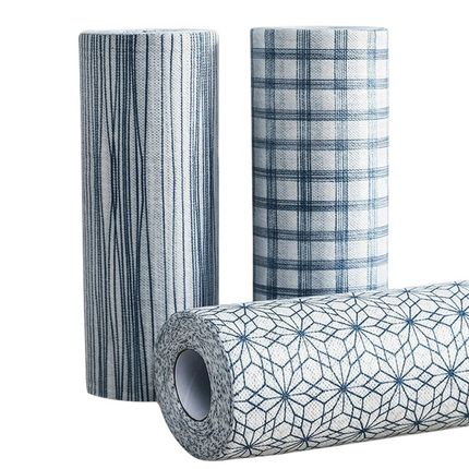 懒人抹布可水洗不沾油厨房无纺布干湿两用家用纸一次性洗碗布加厚