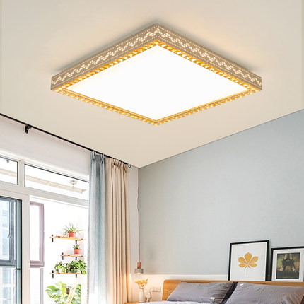 LED吸顶灯大气圆形简约客厅灯卧室灯具餐厅阳台水晶家用灯饰