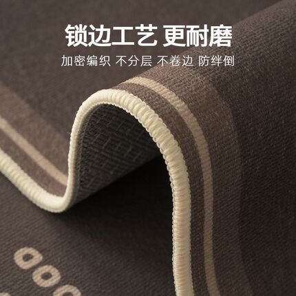 厨房地垫防滑专用防油防水可擦免洗2024新款家用门口耐脏脚垫地毯