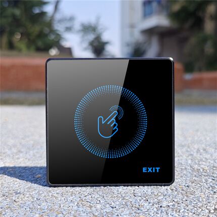 门禁触摸开关 金属外壳 薄款 自动门  出门按钮 暗装 明