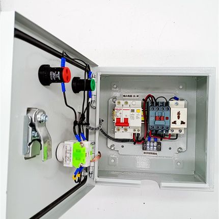 直销220V水泵控制箱成套配电柜手自动220v抽水排污泵一控一送浮球