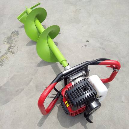 直销厂促品1米钻头打坑机 电线杆立柱钻洞机 打桩挖洞埋桩机厂品