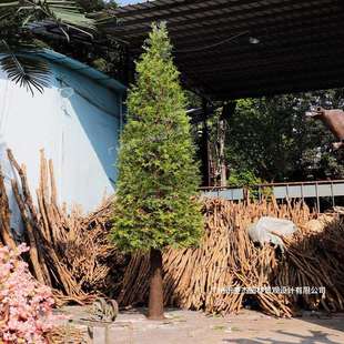 仿真松柏树基站树通讯塔假松树酒店公园人造大型绿植园林造景装饰