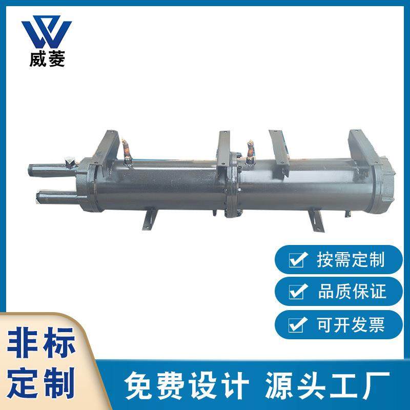 制冷蒸发器冷凝器散热器卧式螺杆机壳管式冷水机组冷却器厂家非标