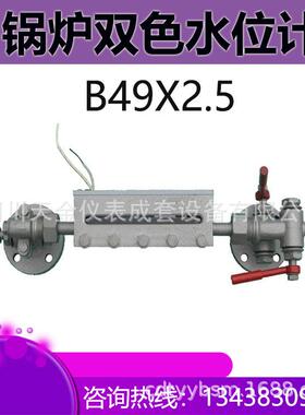 锅炉专用双色水位计 B49X2.5 透反射式双色水位计 锅炉双色液位计