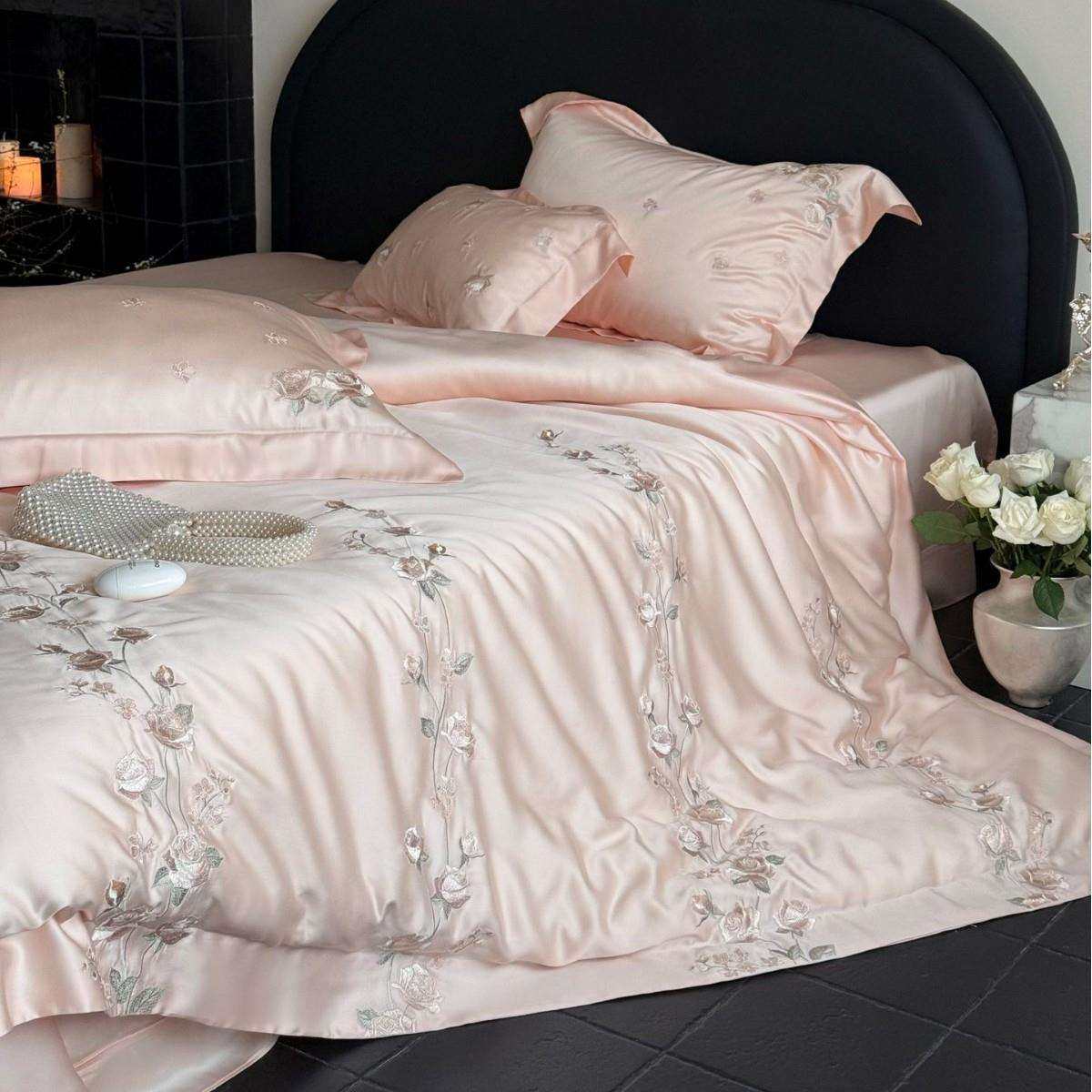 轻奢高端100s兰精天丝四件套全棉莱赛尔绣花被套丝滑凉感床单结婚,鲜花速递/花卉仿真/绿植园艺,割草机/草坪机,淘宝优惠券,粉丝福利购,淘宝优惠卷