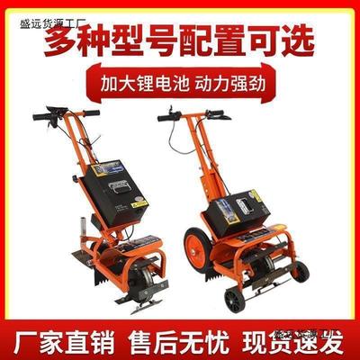 电动除草机小型家用开沟机翻土锄草松土充电式多功能农用微耕机