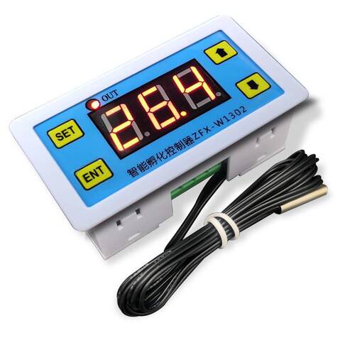 ZFX-1302温控仪 水床加热温室孵化温控开关简易调温器爬宠温控器