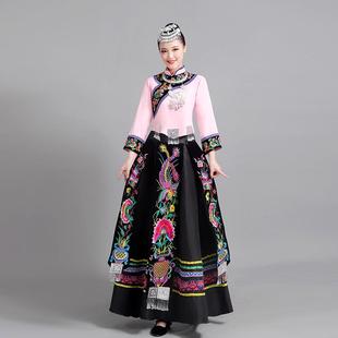 2026新款少数民族服女布依族演出服广西壮族三月三歌圩节土家