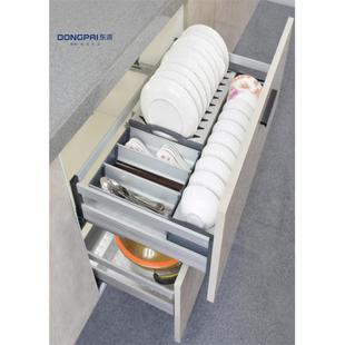 东派-太空铝拉篮三边铝平篮碗篮四边铝平篮碗篮带油壶调味拉篮