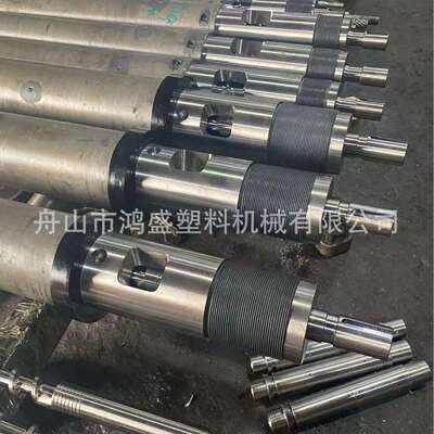 舟山提供老款震雄注塑机螺杆机筒,JM128MKIII，C/ES配冷却水套