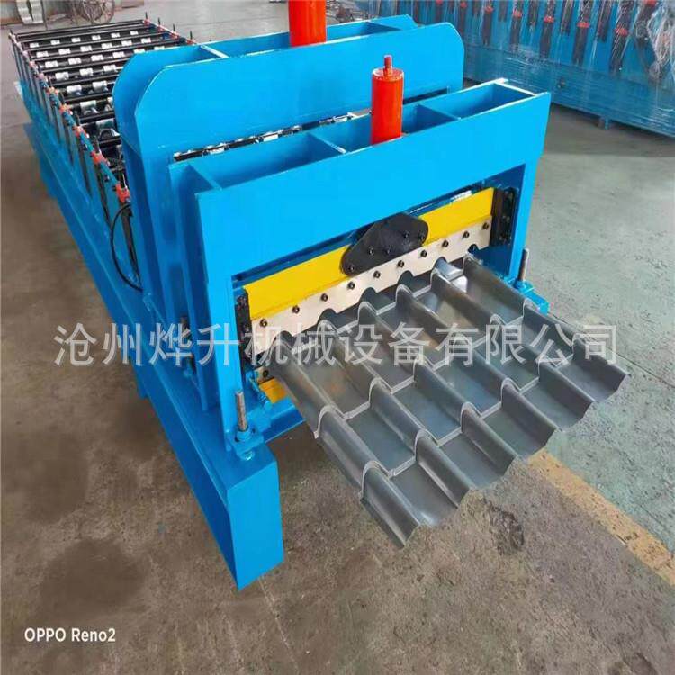 仿树脂琉璃瓦压板机 全自动琉璃瓦压瓦机全自动数控800型琉璃瓦机