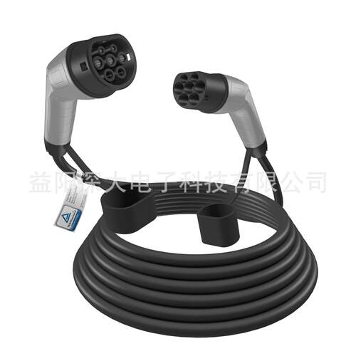 250V/480V单/三相新能源汽车欧标Type2双头充电枪直流快充耐磨
