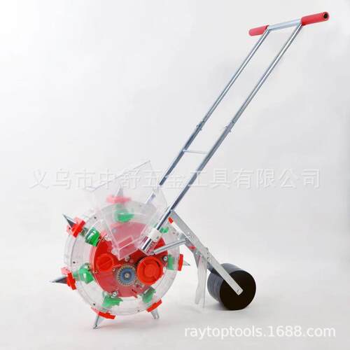 手推式播种机 手动播种机 蔬菜 棉花 豆类 点播机行距可调播种机