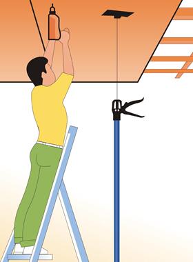 伸缩顶杆 支撑杆 室内装修顶杆 匠做工具 Decoration Strut