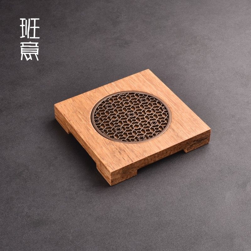 班意 重竹壶承茶壶垫紫砂壶承茶垫茶杯托壶托功夫茶具配件茶杯垫