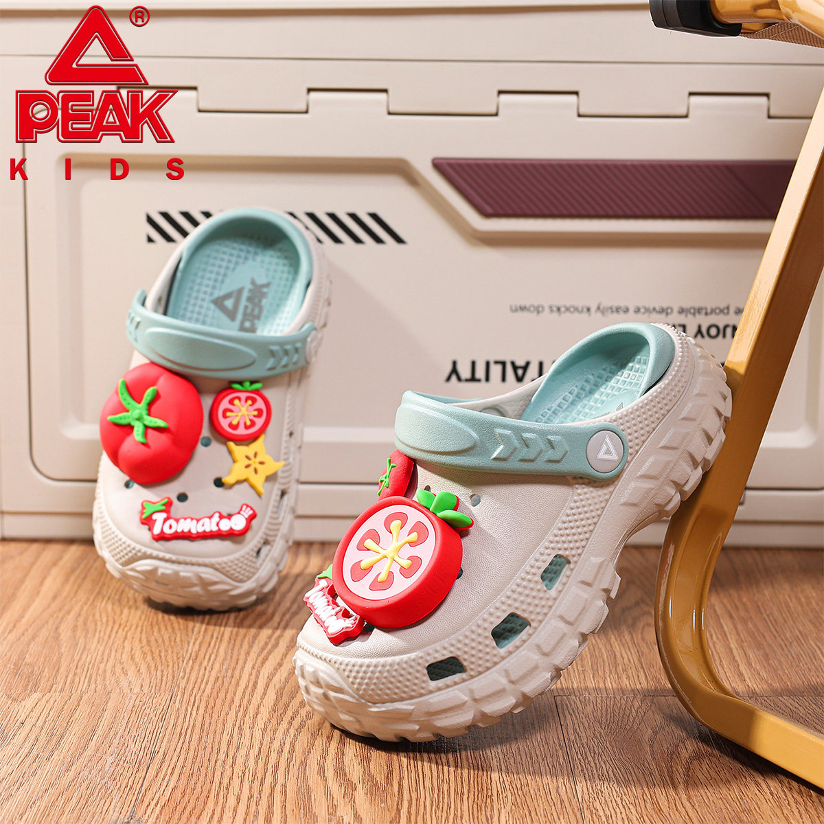 匹克儿童洞洞鞋男童拖鞋夏季新款防滑外穿中大童软底男孩沙滩凉鞋