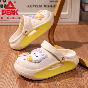 匹克儿童拖鞋女童洞洞鞋2026新款软底宝宝室外防滑静音卡通沙滩鞋