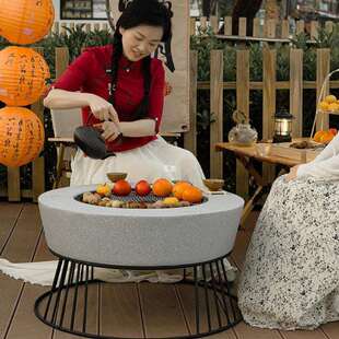 烧烤炉烤火炉子烧炭火炉烧烤桌围炉煮茶家用炭火炉室内取暖炭火盆