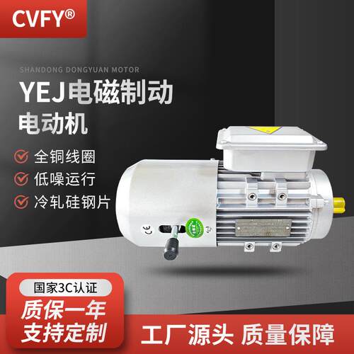 YEJ系列电磁制动三相异步电动机 112M-4极 4KW立式刹车制动电机