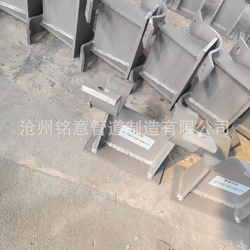 低滑动支架不锈钢304蒸汽管道管托滑动支架铭意滑动指环支架