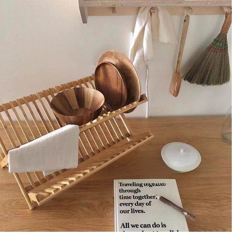 木质盘子沥水架碗架厨房碗碟架洗碗架餐具放碗筷架收纳沥水篮,鲜花速递/花卉仿真/绿植园艺,割草机/草坪机,淘宝优惠券,粉丝福利购,淘宝优惠卷