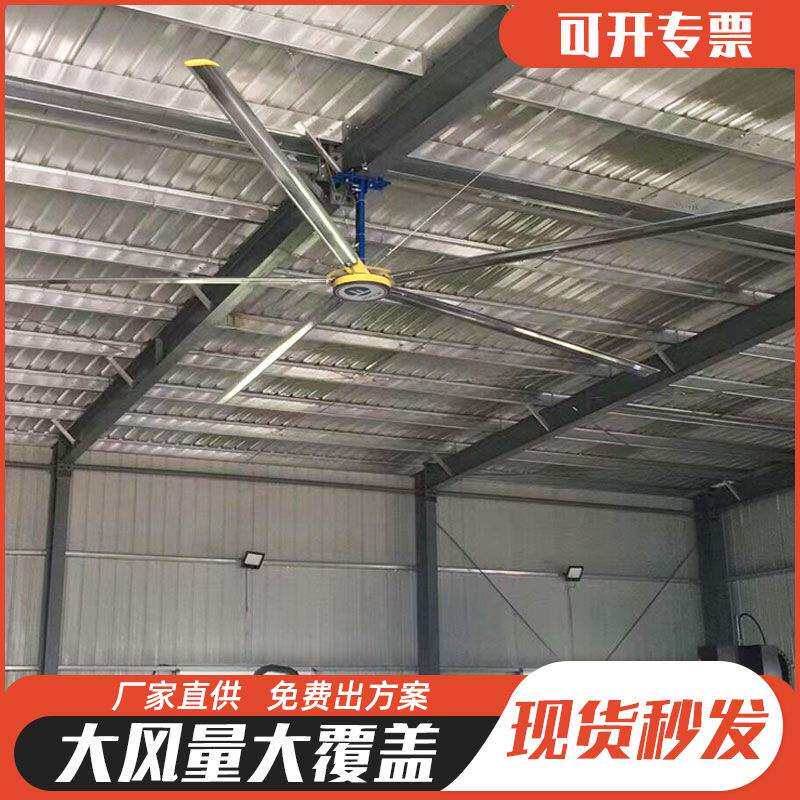 工业吊扇大风力工厂车间厂房仓库用电扇7米大型永磁通风节能风扇