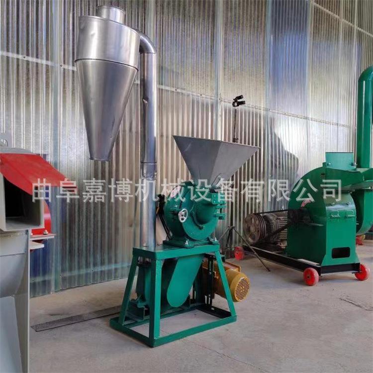 两项电出口型稻谷大米磨粉机 300型风机除尘齿盘粉碎机 家用小型