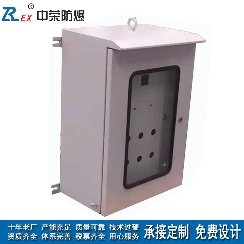 粉尘防爆检修照明配电控制箱 带防雨棚双开门非标直销 厂家资质全
