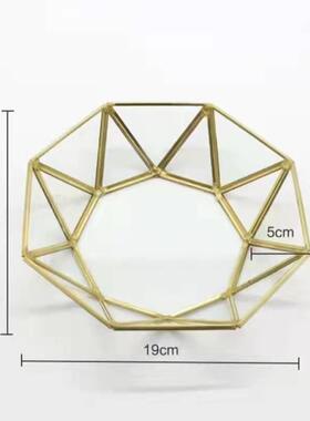 厂家玻璃花房容器玻璃首饰收纳盒玻璃工艺摆件客厅装饰品