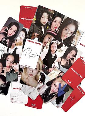 BABYMONSTER周边小卡BABYMONS7ER随机卡Ahyeon郑雅娴角妹