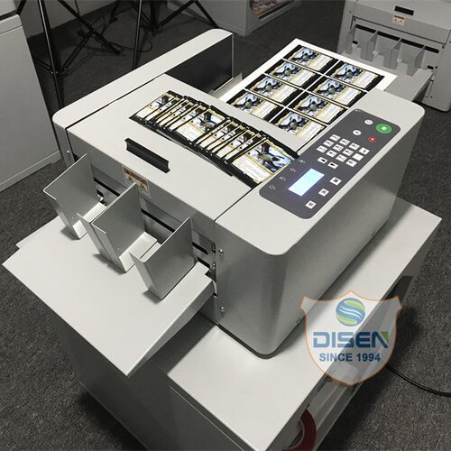 直角冲卡机电动智能吊牌名片切卡机a4/a3全自动多功能電動切纸機