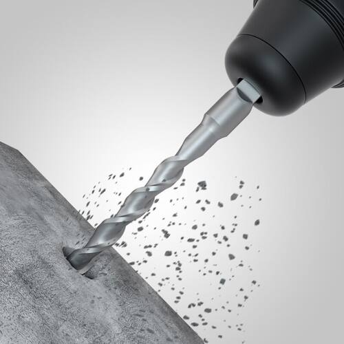 方大王钻头加长冲击转头电锤方柄圆柄混凝土植筋水泥墙打孔200mm