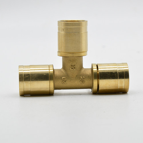 滑紧式等径三通16mm 20mm 25mm滑紧式管件滑套式管件铝塑管接头