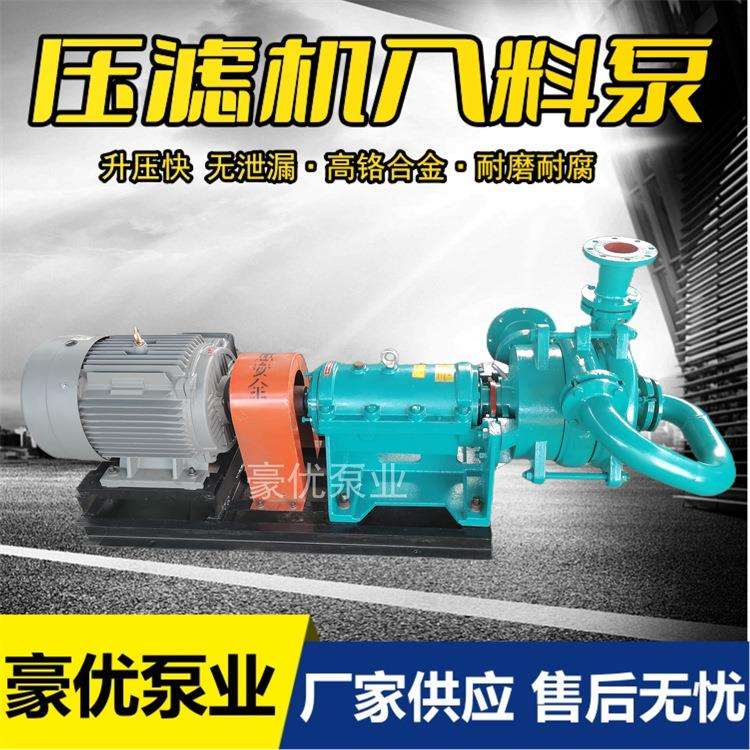 压滤机入料泵洗沙厂入料加压杂质泵100ZJW泥浆泵卧式进料泵喂料泵