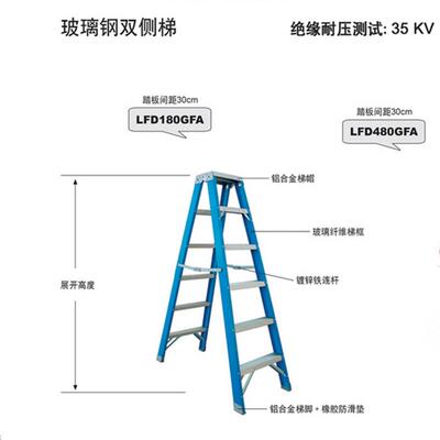金锚玻璃钢双侧梯LFD250GFA LFD270GFA LFD300GFA LFD330GFA