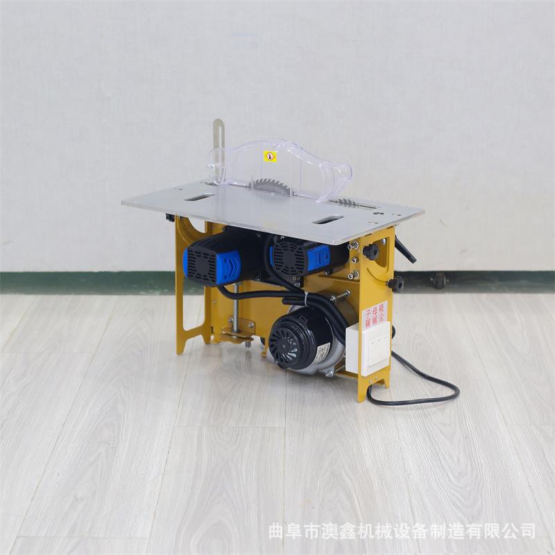 大功率超静音无刷子母锯 集尘袋加宽轨道木工推台锯 厂供