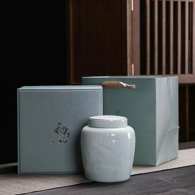 xyt陶瓷茶叶密封罐茶叶包装盒空礼盒龙井白茶绿茶龙井小号普洱包
