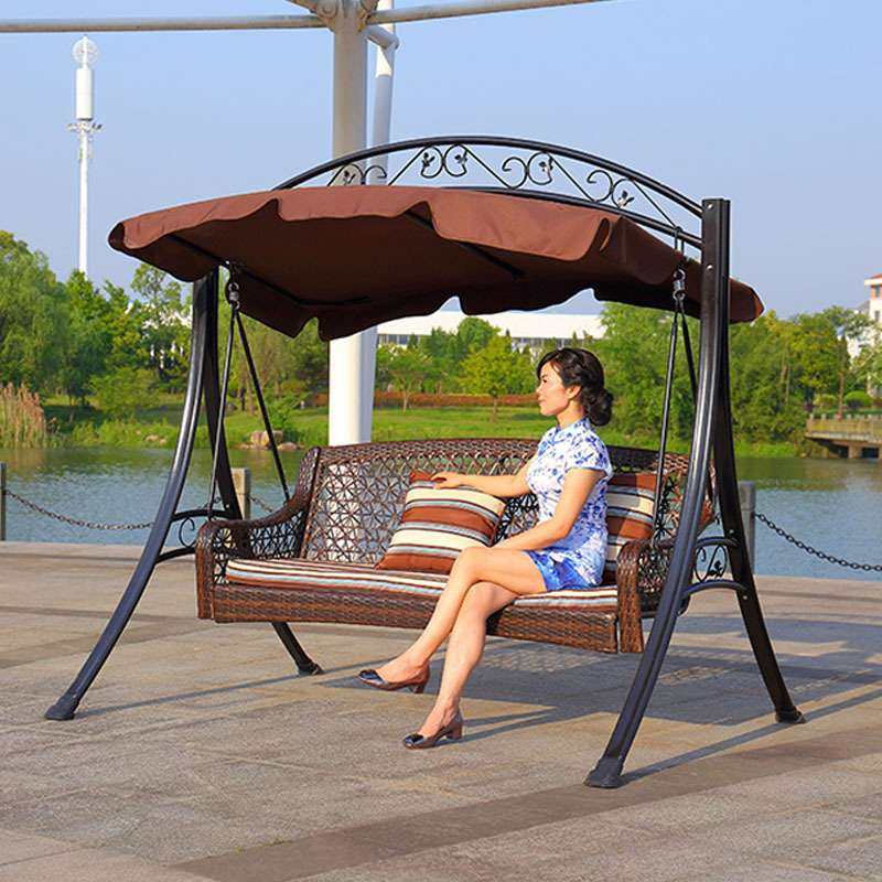 室外秋千椅铁艺吊椅人字形三人编藤秋千庭院阳台拉花秋千,3C数码配件,其它配件,淘宝优惠券,粉丝福利购,淘宝优惠卷