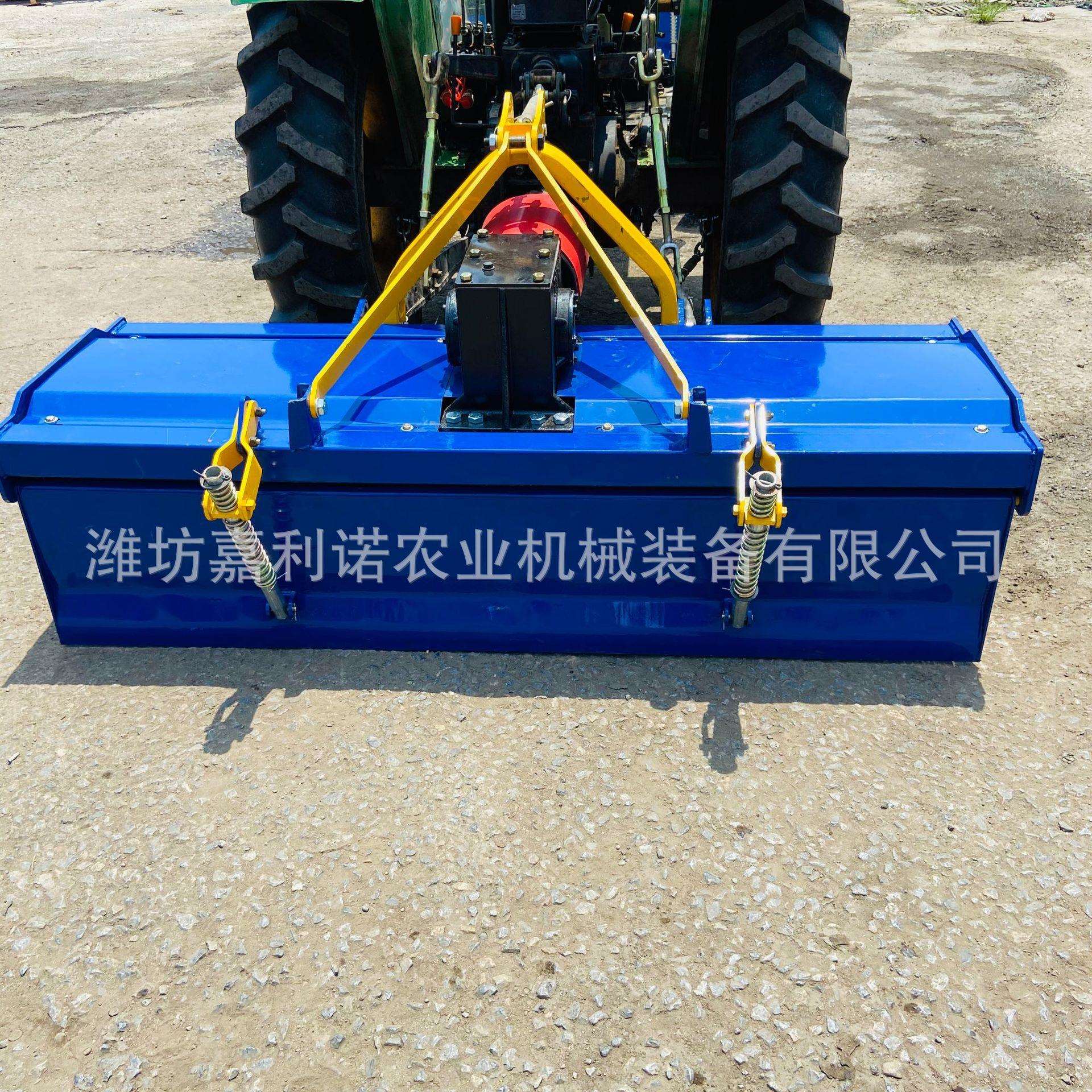 四轮拖拉机带旋耕机 旋耕耙 耕地机 农业机械 翻土旋耕犁 侧箱体