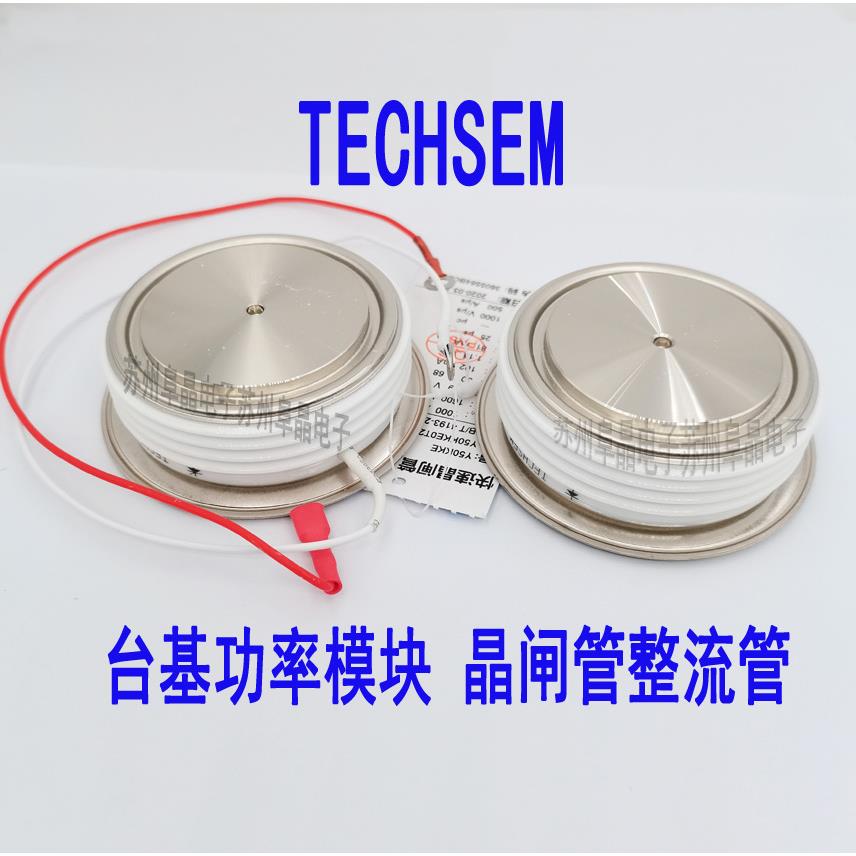 TECHSEM台基可控硅 Y55KKE 22 12 22平板晶闸管KK1200A1600图片