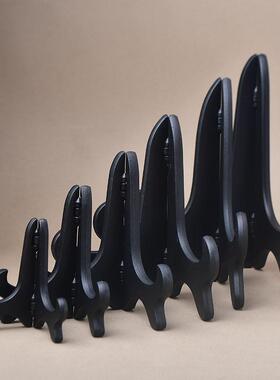 水晶矿石原石支架展示架塑料折叠架工艺品摆件底座圆盘子挂盘支架