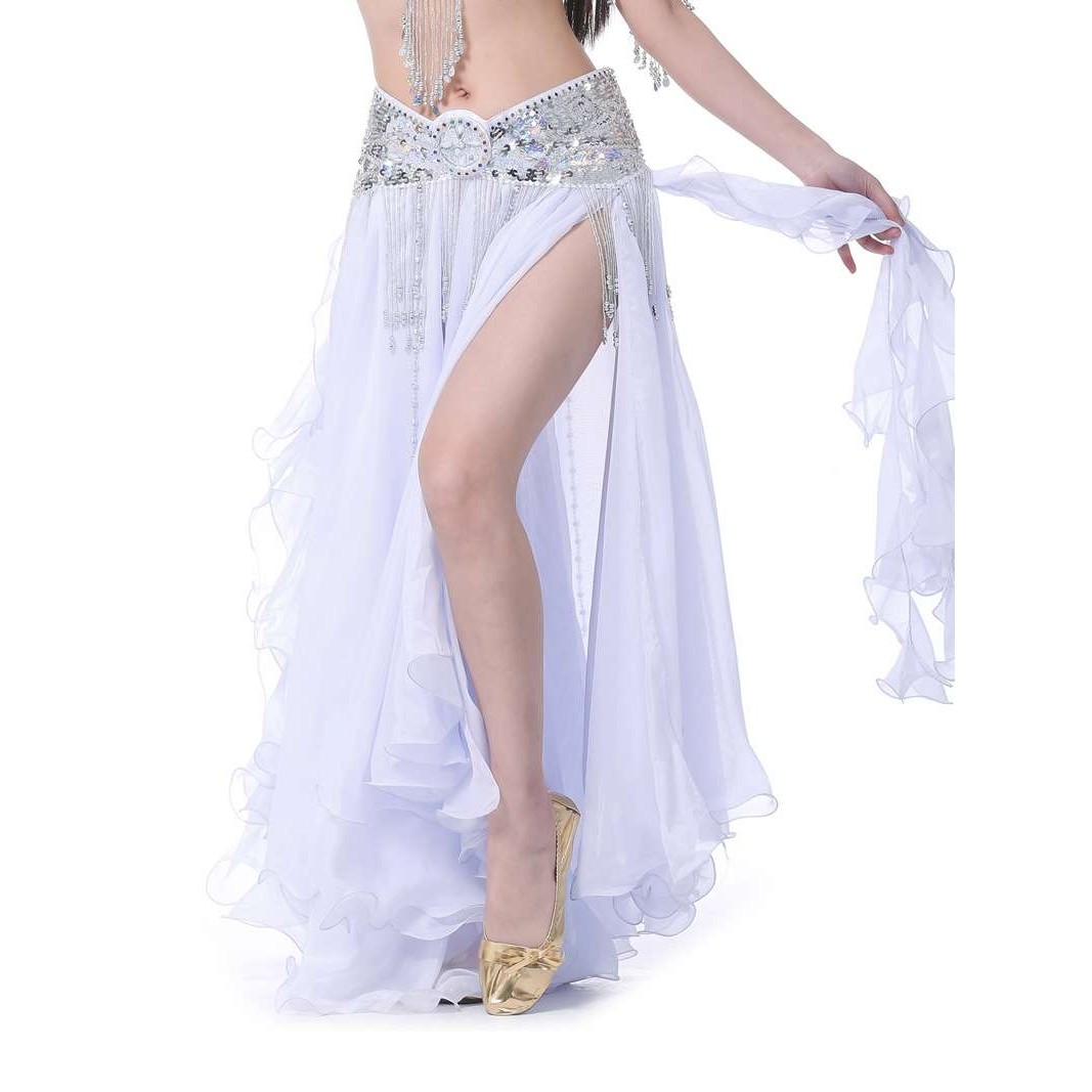 雪纺卷叶双开叉耳朵裙肚皮舞舞裙肚皮舞纱裙肚皮舞高开叉裙子舞裙,3C数码配件,其它配件,淘宝优惠券,粉丝福利购,淘宝优惠卷