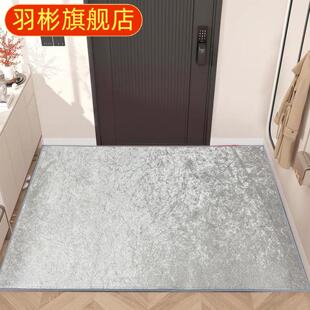 金黄色入户门垫招财进宝地垫土黄色客厅玄关地毯高档进门防滑脚垫