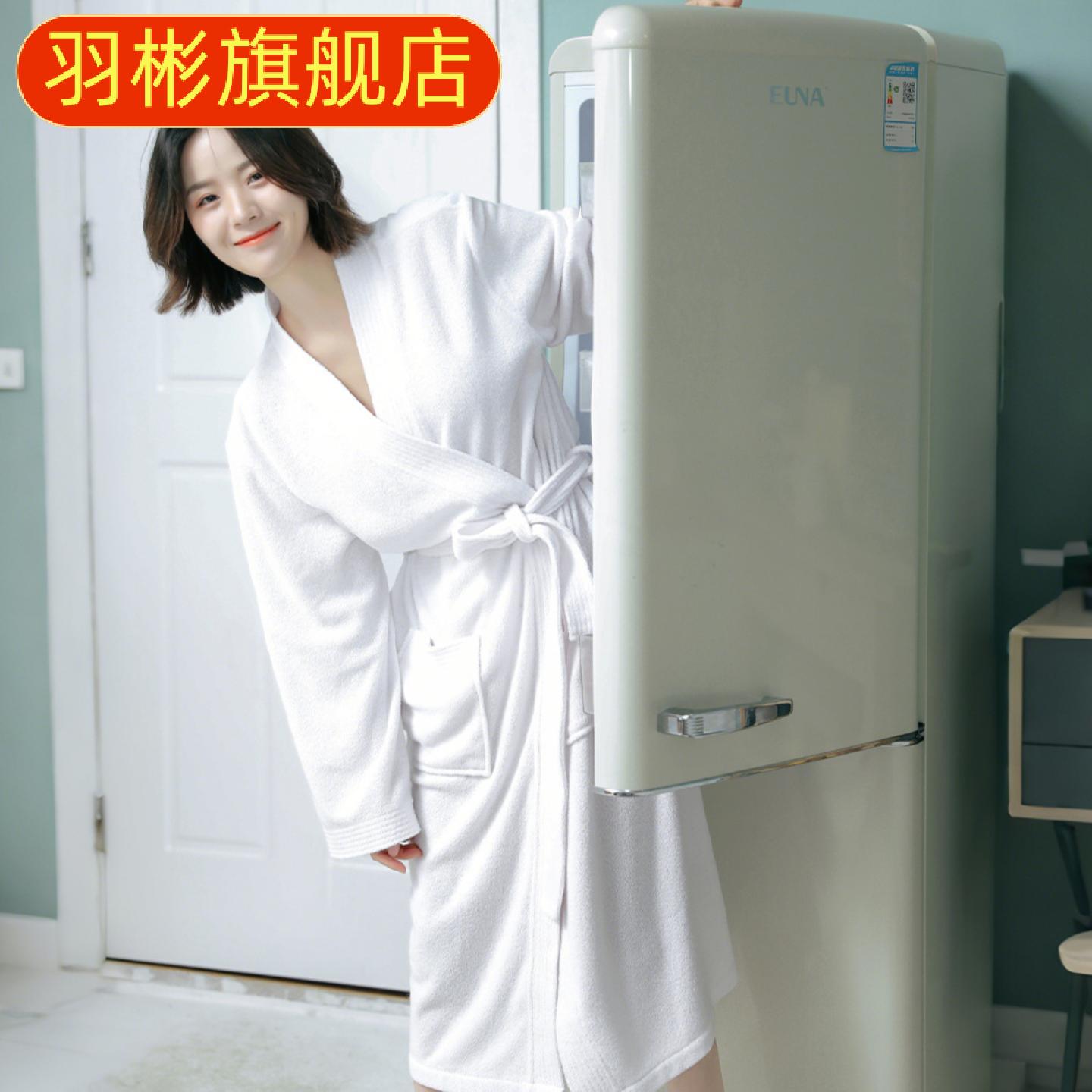 吸水速干透气女式四季浴袍