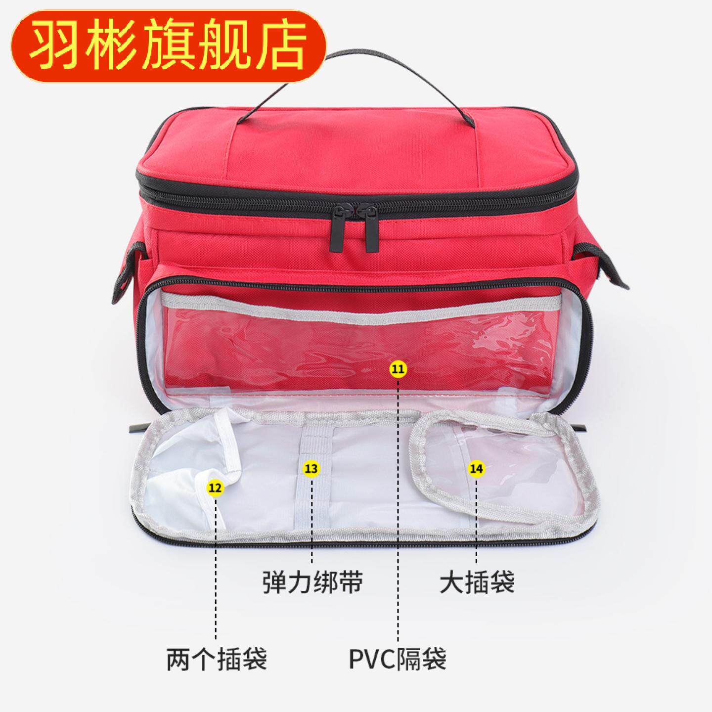 式药品收纳包家庭医药收纳包户外差旅行急救包家用药物收纳袋
