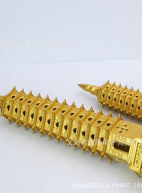 黄铜九层十三层文昌塔纯铜摆件地摊铜器金榜题名高考礼物铜制