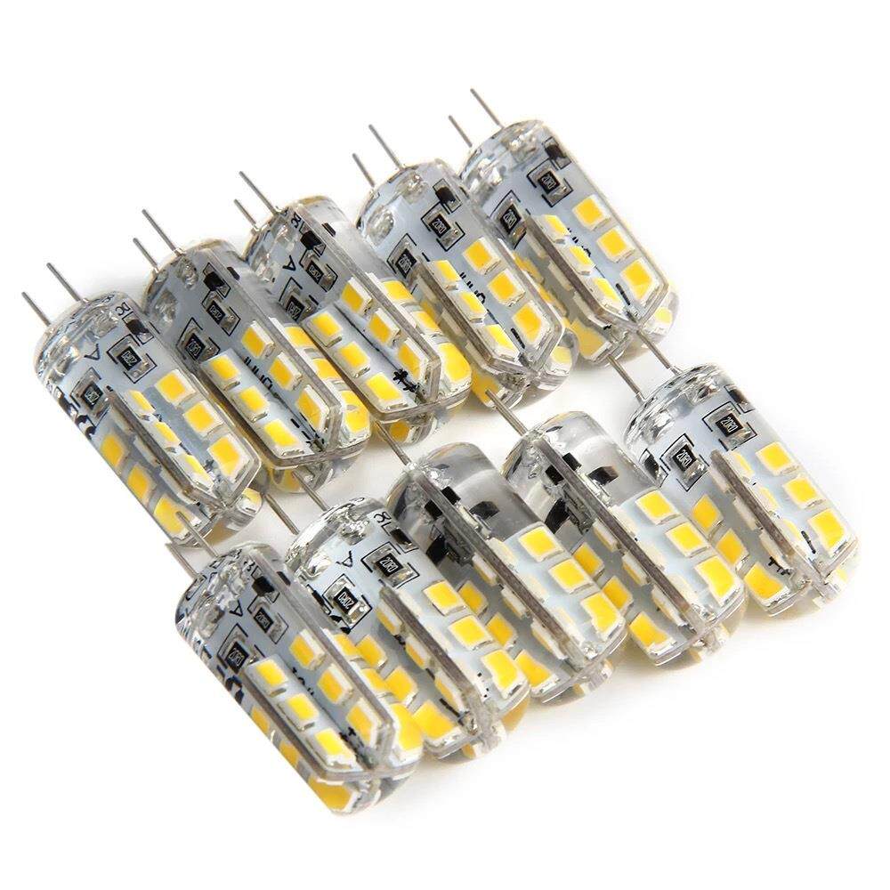 g4灯珠led光源1.5w3w亮硅胶插泡低压12v压220v玉米灯泡G4光源