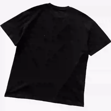Black/White Front Ω Sanskrit Inside the Collar Two-Color Short-Sleeve 77081104