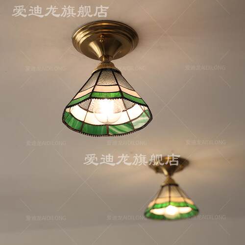 法式复古走廊灯过道吸顶灯中古侘寂风衣帽间阳台灯卧室厨房橱窗灯